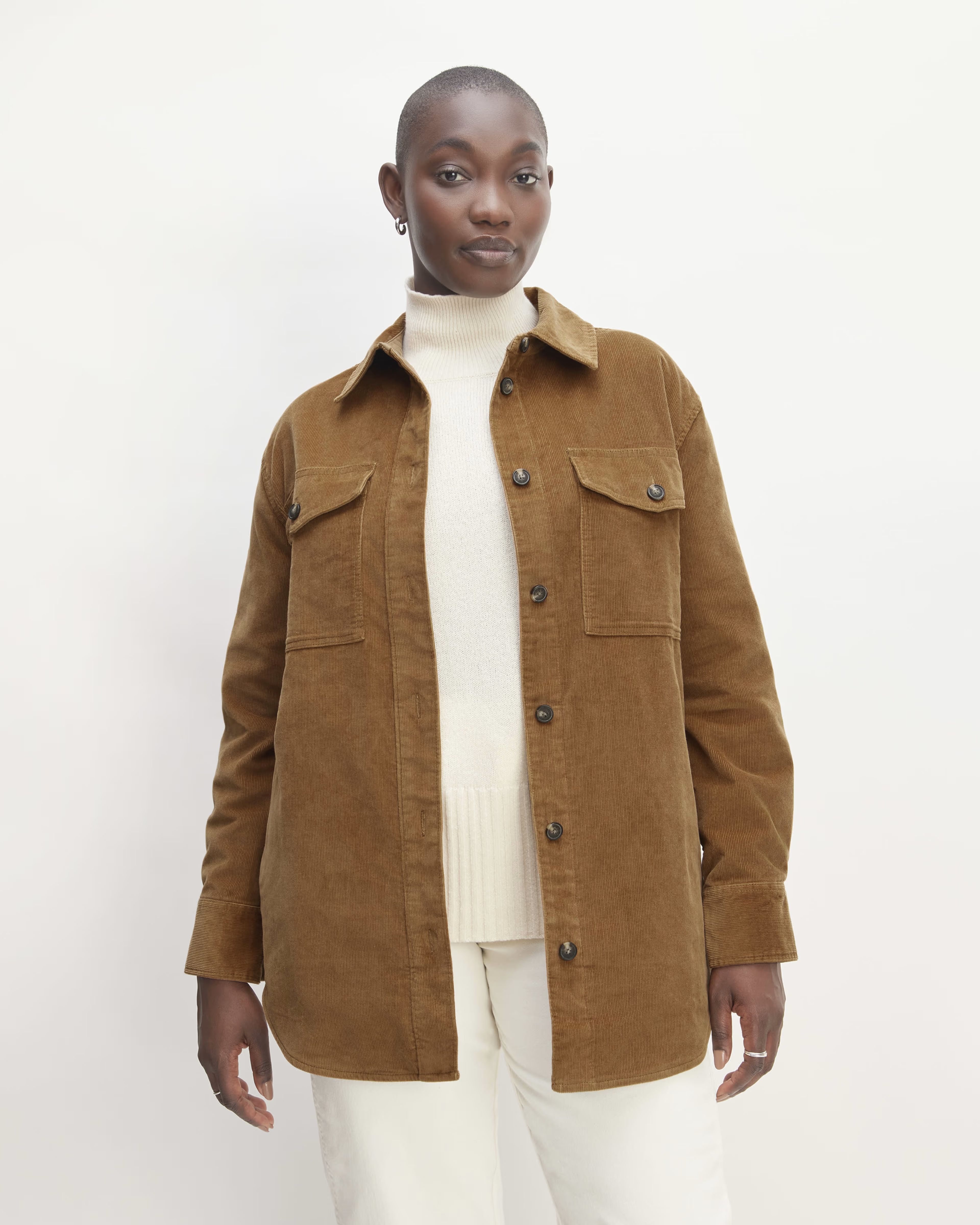 The Corduroy Oversized Shirt Jacket | Everlane