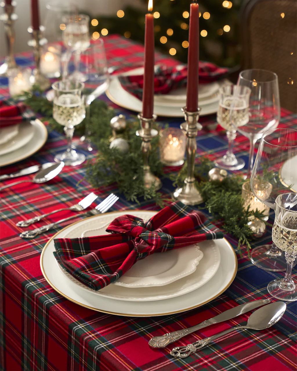 Signature Imperial Tartan Table Linen | Petite Plume