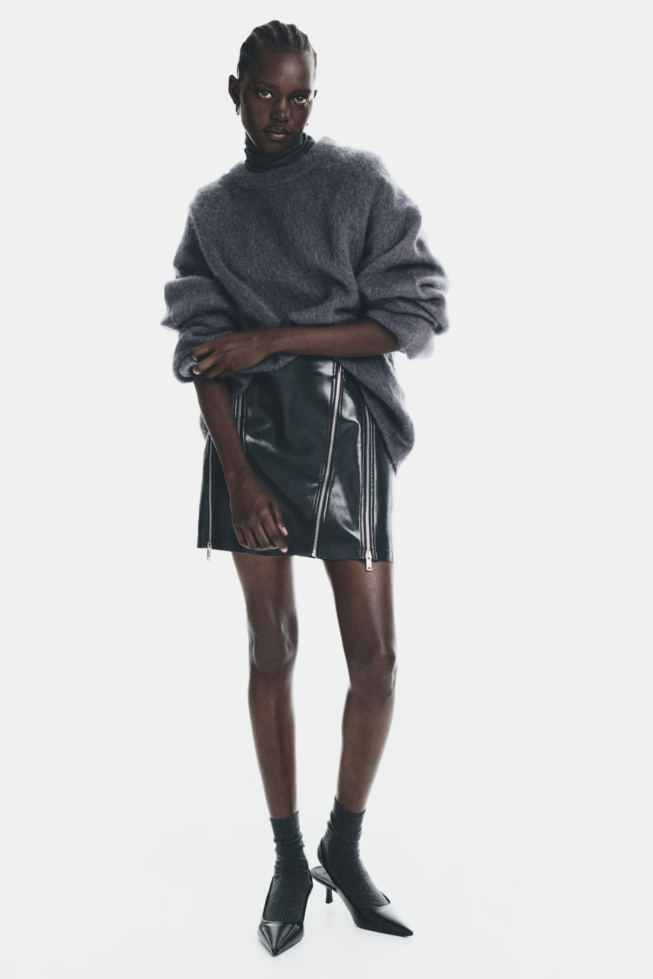 Oversized mohair-blend jumper | H&M (UK, MY, IN, SG, PH, TW, HK)