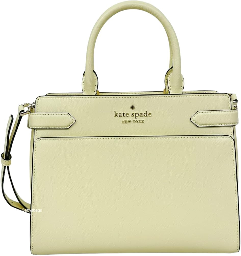 Kate Spade New York Staci Medium Saffiano Leather Satchel Purse | Amazon (US)