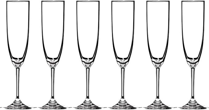 Riedel Vinum Crystal Champagne Flute, Set of 6 | Amazon (US)