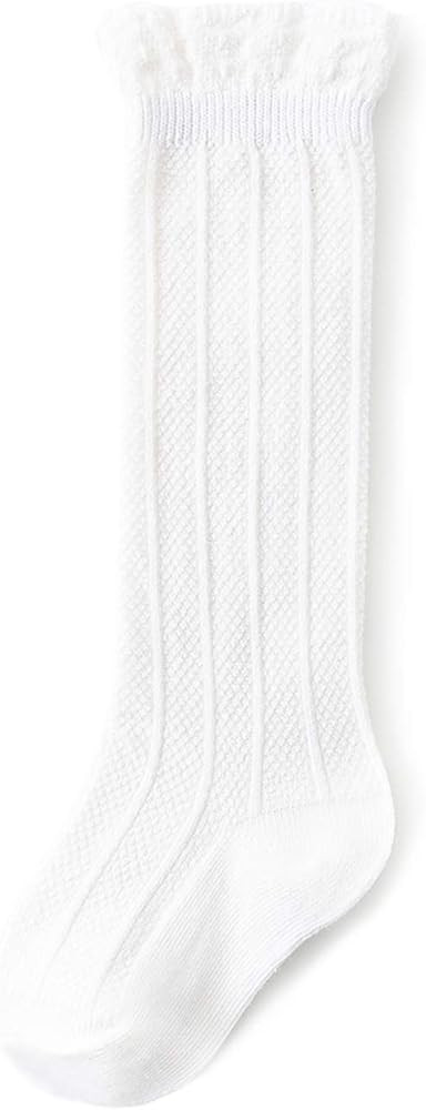 American Trends Baby Knee High Socks Girls Tube Long Socks Boys Newborn Infants Toddlers Ruffled ... | Amazon (US)