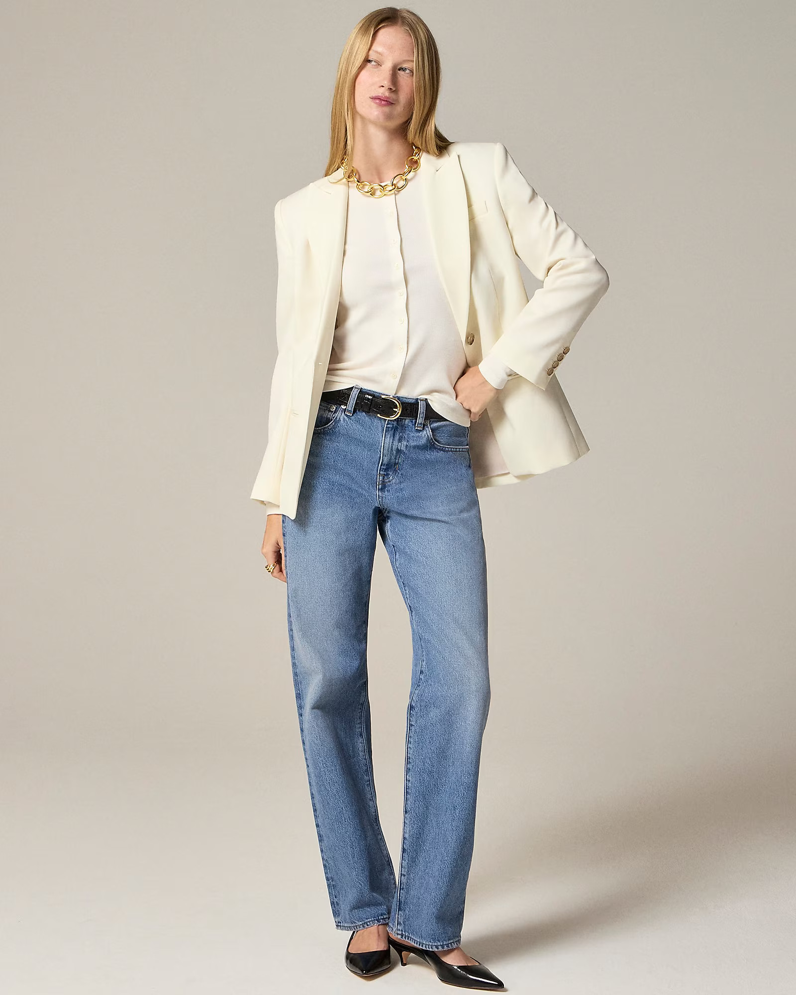 Fine rib cardigan | J. Crew US