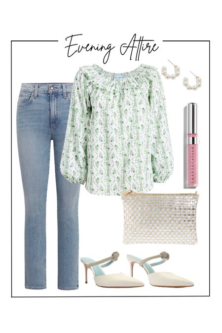 Love this inexpensive top and whole look for a spring evening out! #springlook

#LTKunder100 #LTKshoecrush #LTKSeasonal