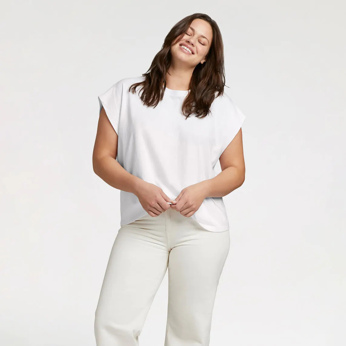 Women's Muscle Tee - White - nuuds | nuuds