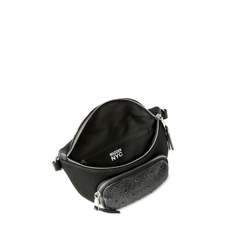 Madden NYC Women's Multi Belt Bag Fanny Pack  Black | Walmart (US)