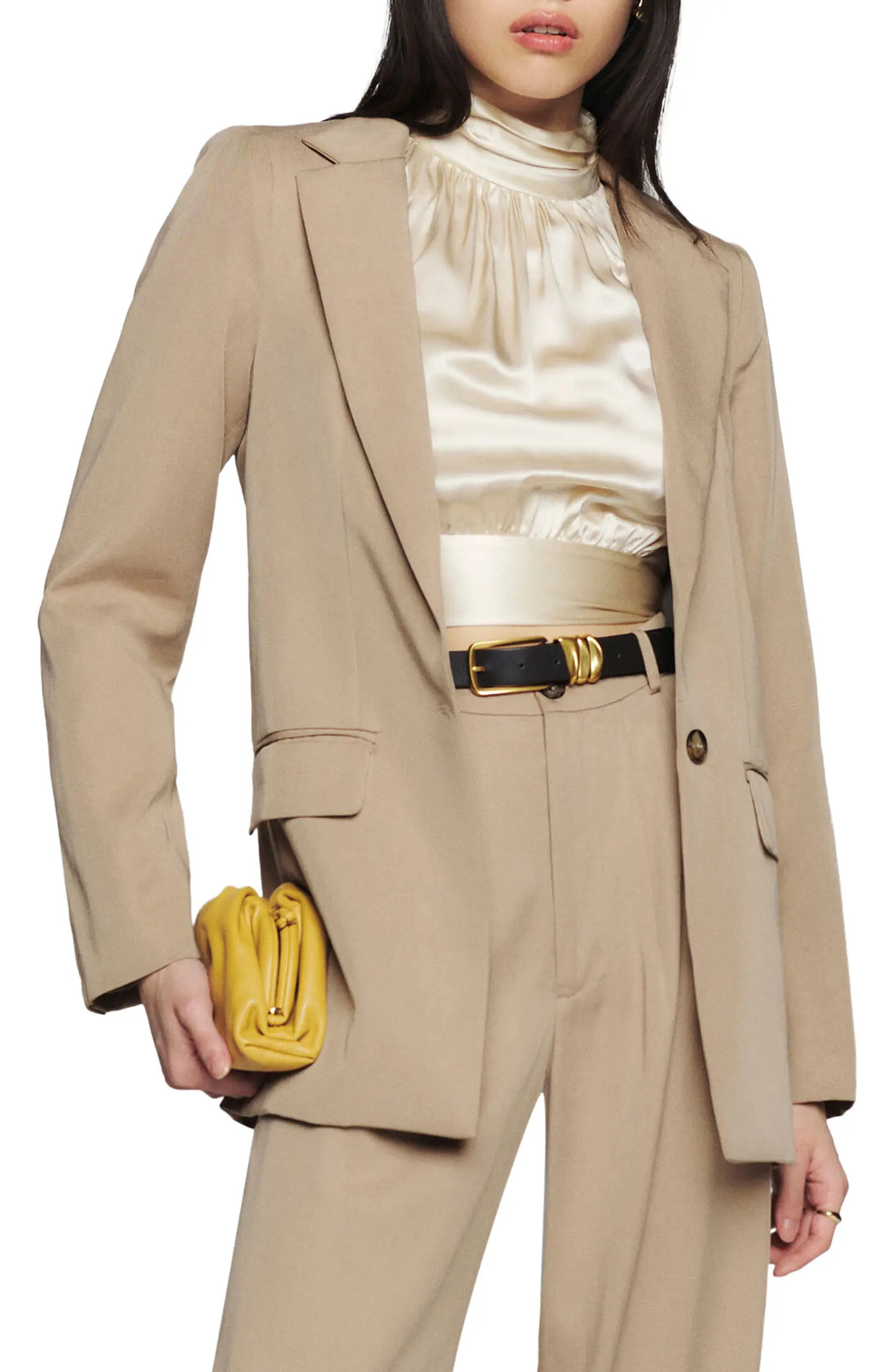 Reformation Major Twill Blazer | Nordstrom | Nordstrom