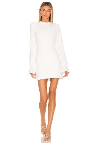Amanda Uprichard Tallin Dress in Ivory from Revolve.com | Revolve Clothing (Global)