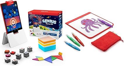 Osmo - Genius Starter Kit for Fire Tablet - 5 Educational Learning Games + Monster Bundle, Ages 5... | Amazon (US)