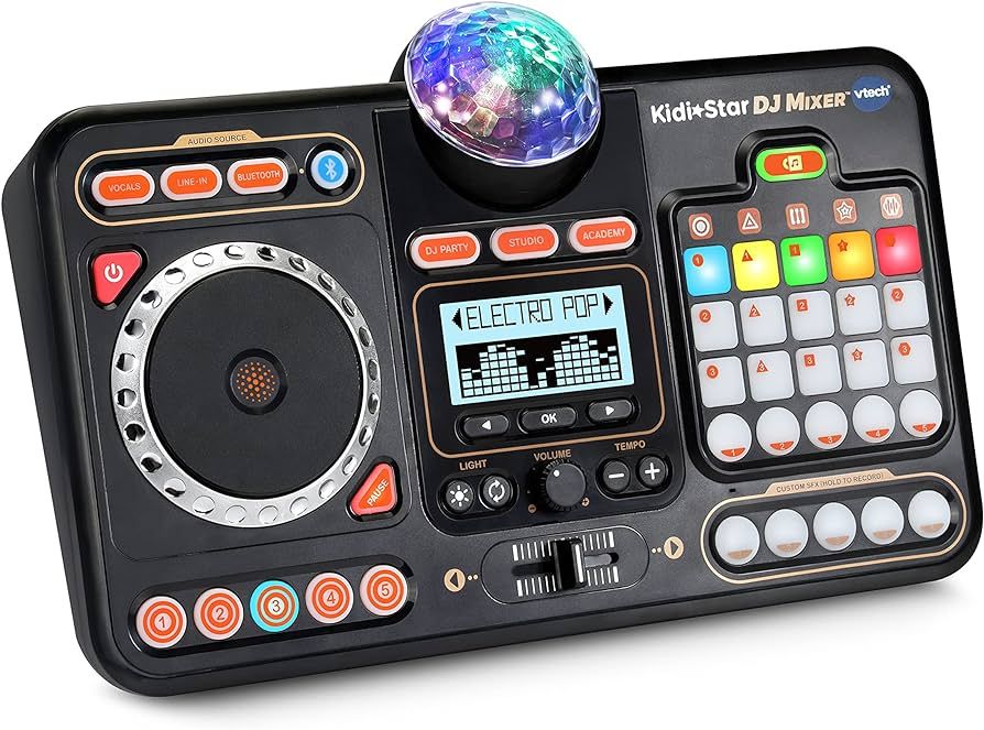 VTech KidiStar DJ Mixer Black | Amazon (US)