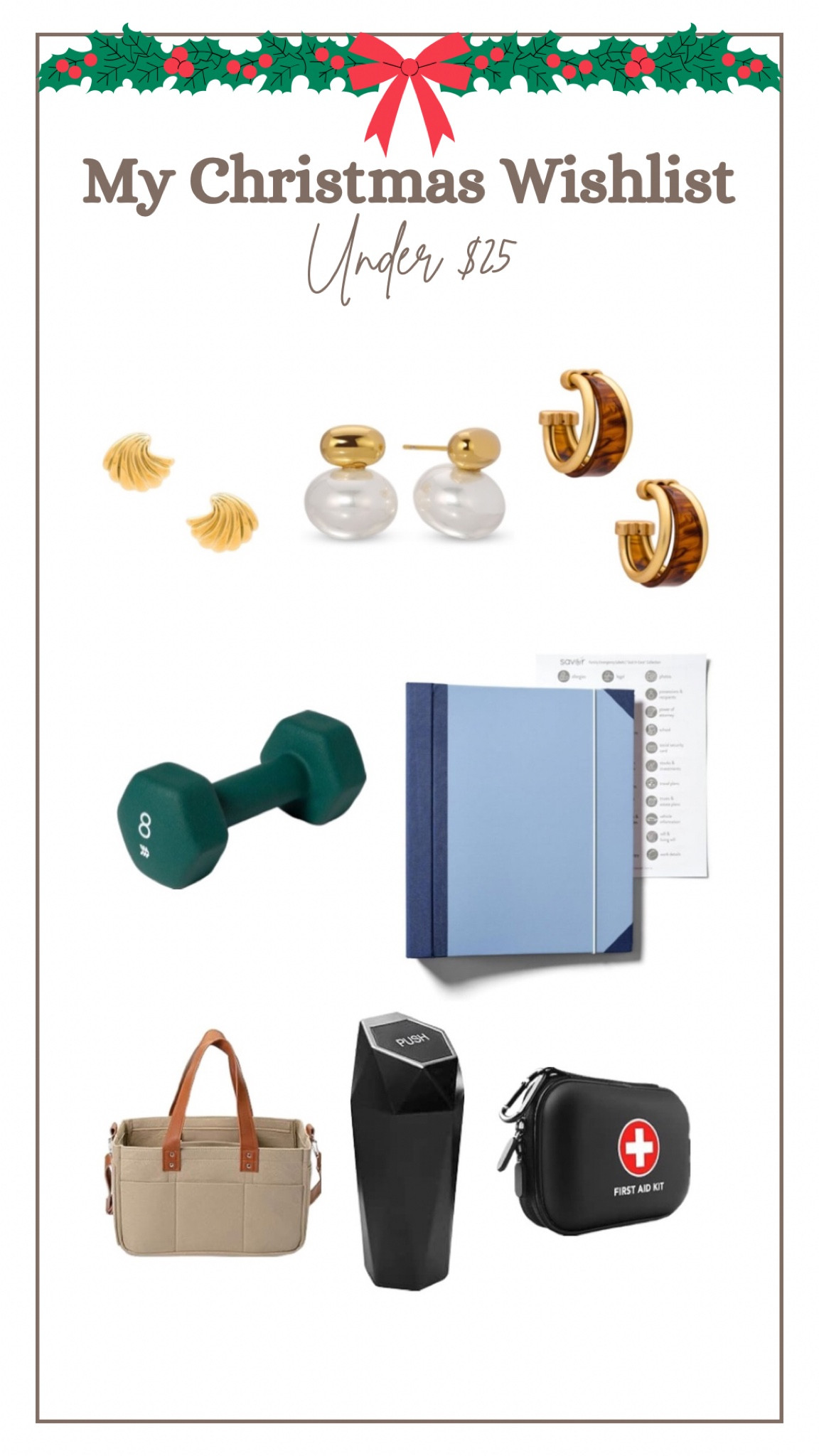 My Christmas Wishlist: Under $25 Edition 

#LTKCyberWeek #LTKGiftGuide #LTKFindsUnder50