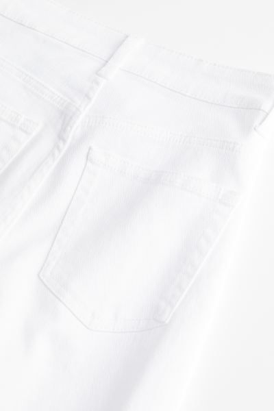 Wide-leg Twill Pants - High waist - Long - Black - Ladies | H&M US | H&M (US + CA)