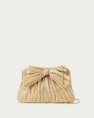 Rayne Gold Bow Clutch | Loeffler Randall