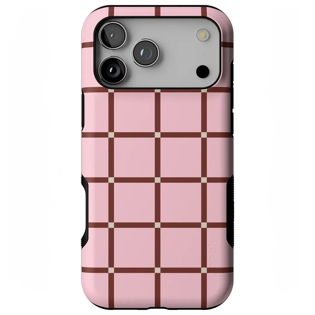 Uptown Gridlock   Pink Checkerboard Case | CASELY