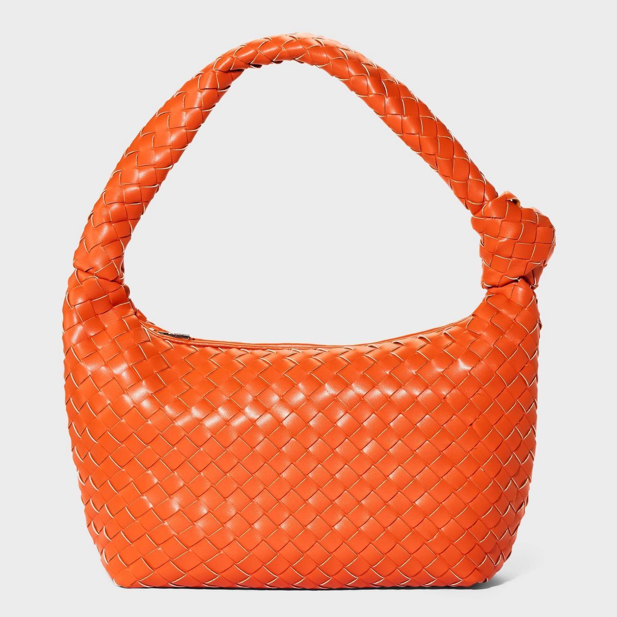 Woven Slouchy Shoulder Handbag - A New Day™ Beige | Target