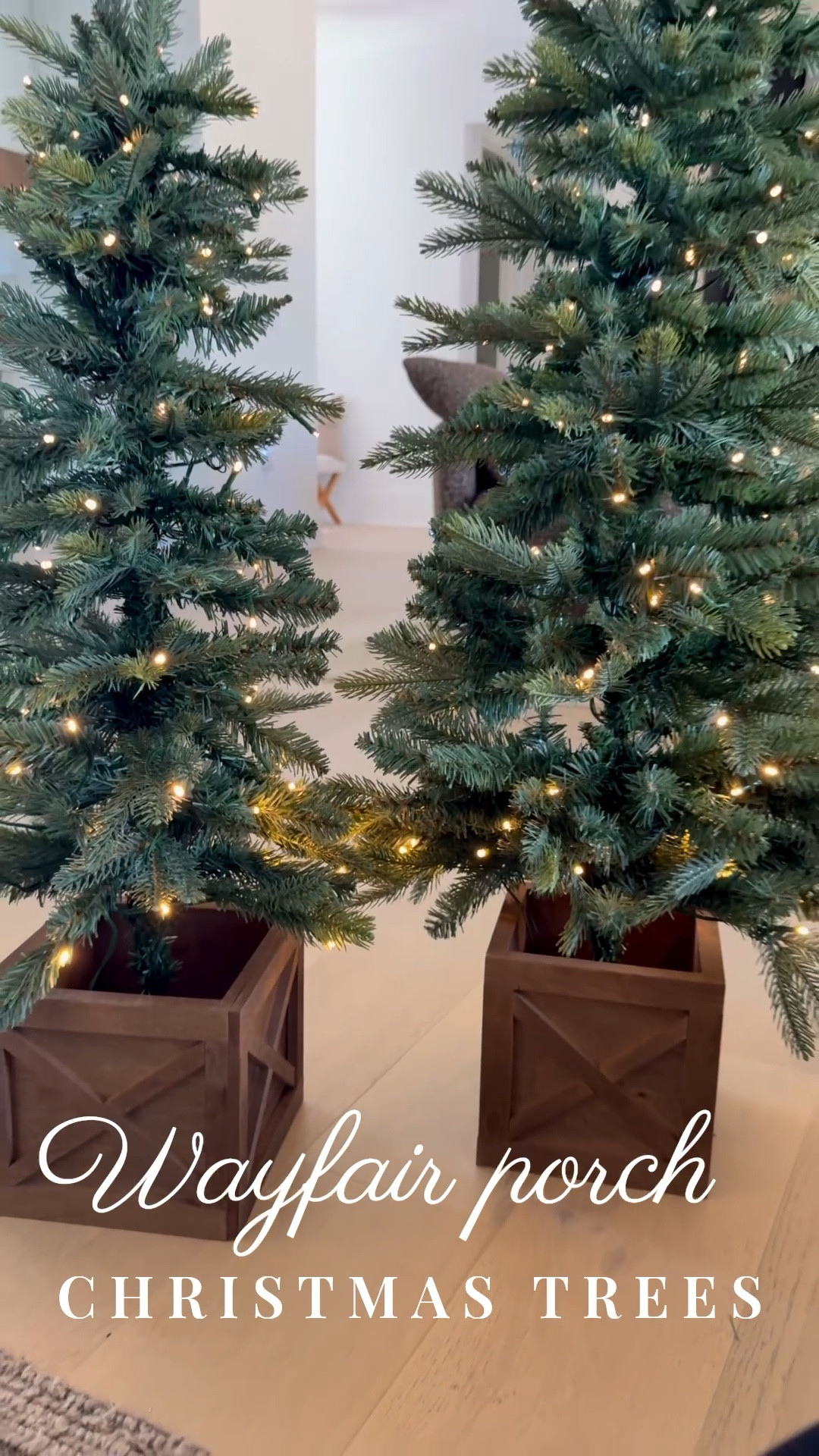 These Wayfair faux Christmas trees are under $170 for a set of two! So affordable and perfect for any front porch or indoor space for the holidays. They come with a timer option as well 🌲 4’ and 3’ included in the set! ✨

#LTKHoliday #LTKHome #LTKSeasonal