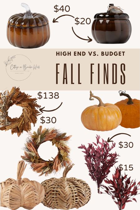 I found the best dupes for some popular high end Fall home decor!
#fallfinds #dupes #fallhome

#LTKSeasonal