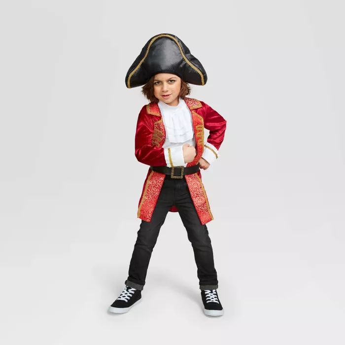 Kids' Pirate Captain Halloween Costume Top (with 3 Accessories) - Hyde & EEK! Boutique™ | Target