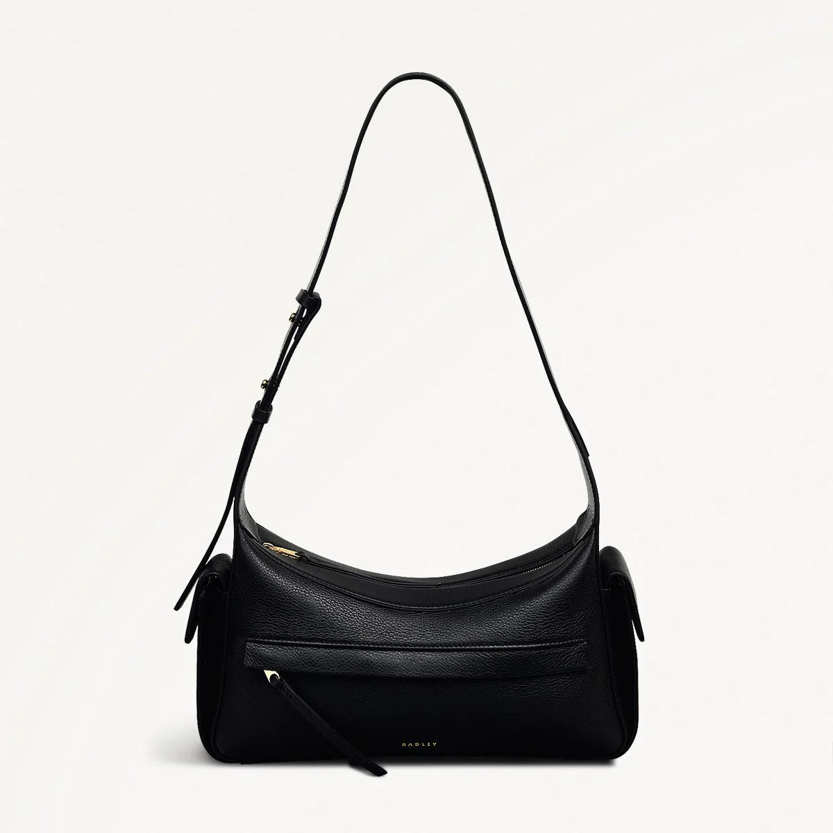 Black Small Ziptop Shoulder Bag | The Fitzrovia AW25 | Radley London | Radley