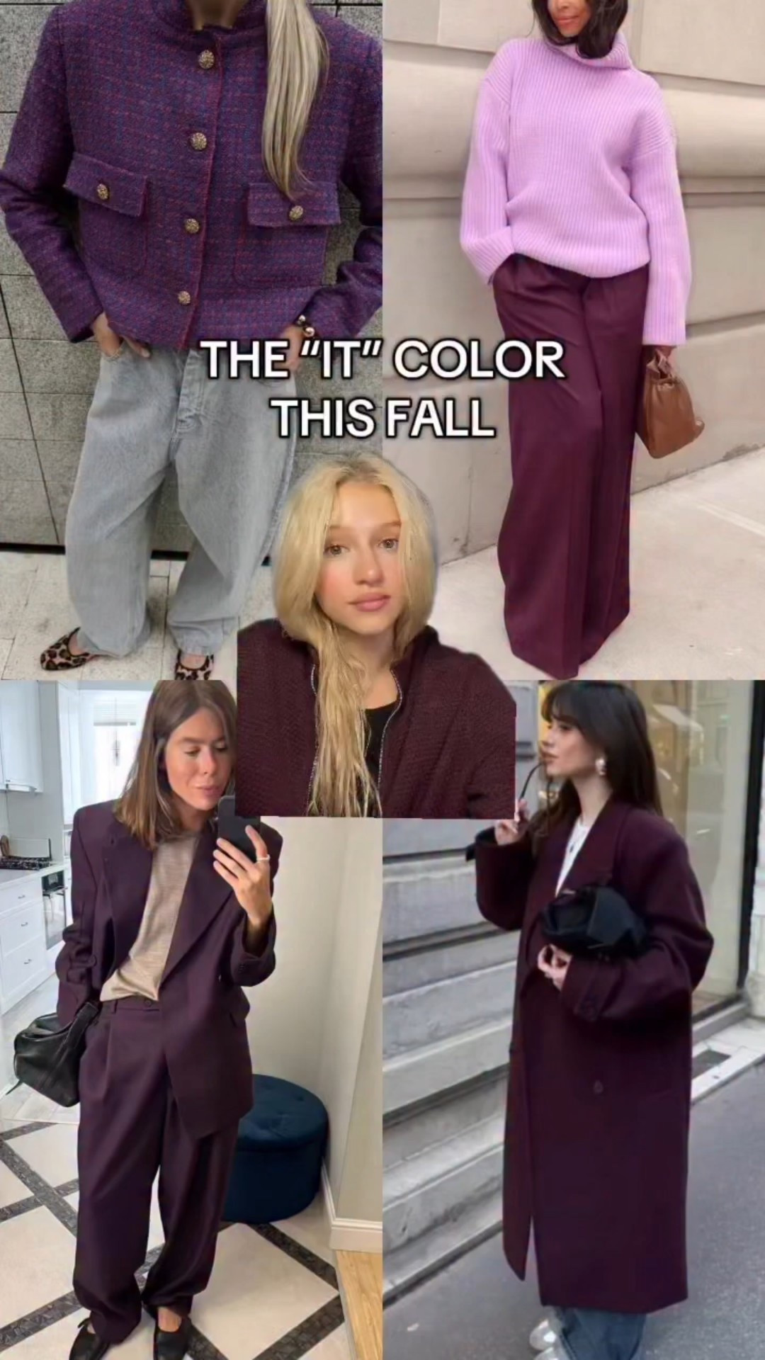 You’re sign to try wearing purple!


#fallfashiontrends #autumntrends #purpleoutfits #purplesweater #trendprediction  #autumncolours