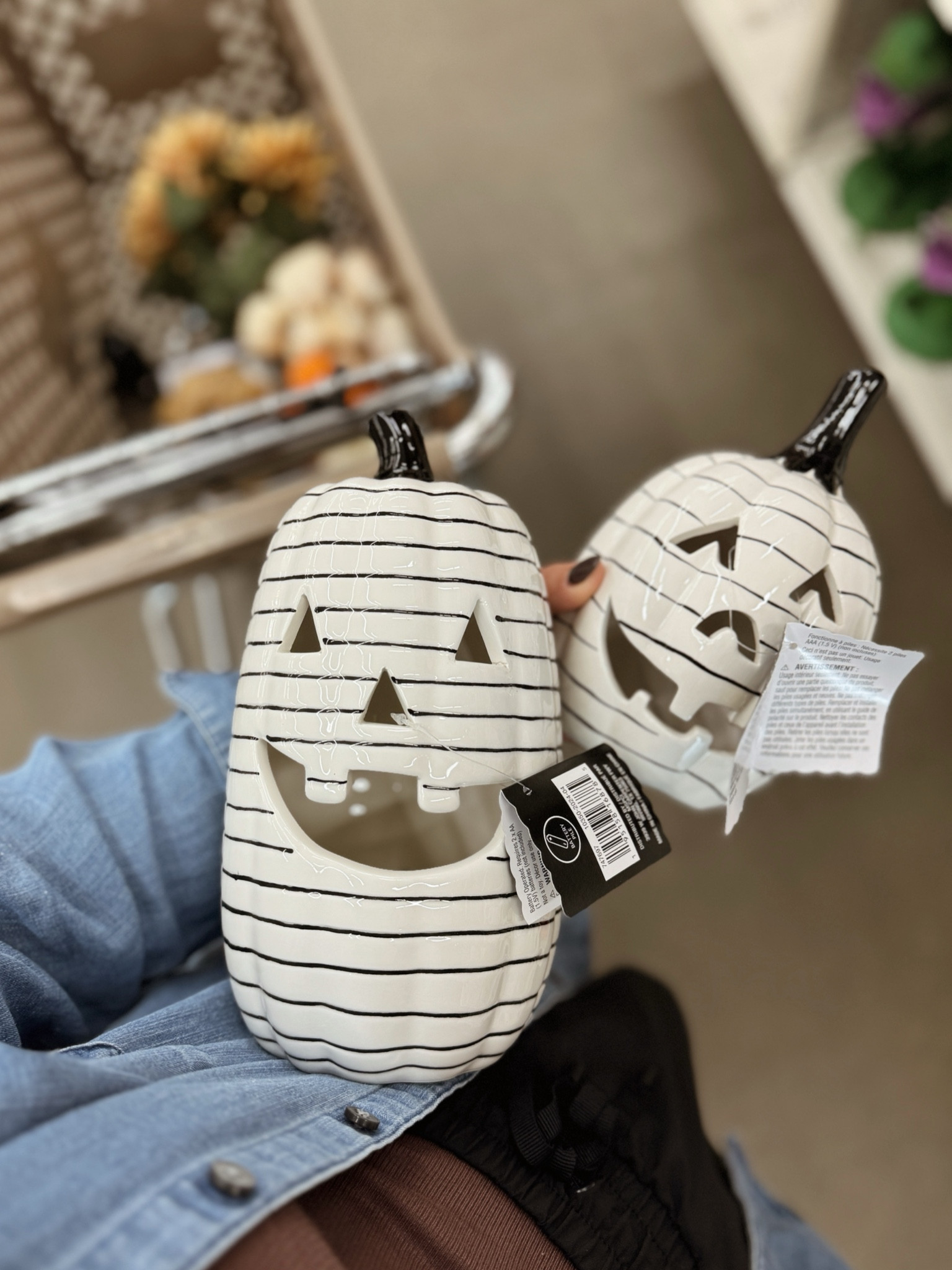 How fun are these pumpkins?! They are perfect for a kitchen countertop or console table for Halloween! $10 + under  

#LTKSaleAlert #LTKSeasonal #LTKHome