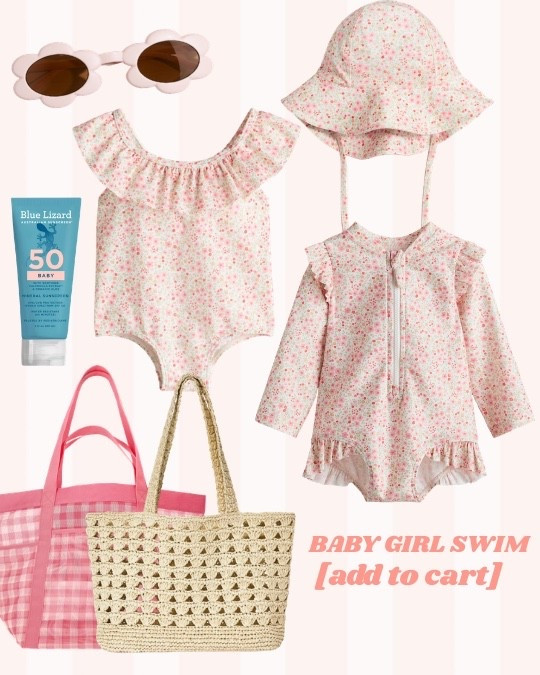 Girly baby girl swim 🩷🌺🌸💕🎀

#LTKmomlife #LTKdayinmylife #LTKBaby