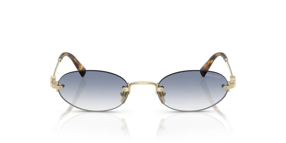 Miu Miu Eyewear Oval Frame Sunglasses | Cettire Global