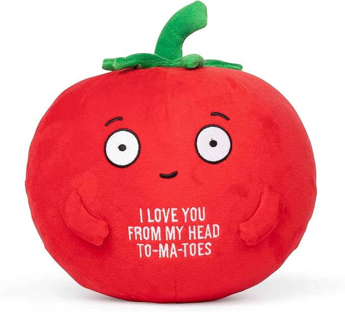 Big Tender Tomato Plushie - Super Soft Stuffed Animal | Adorable Love Gift for Boyfriend, Girlfri... | Amazon (US)