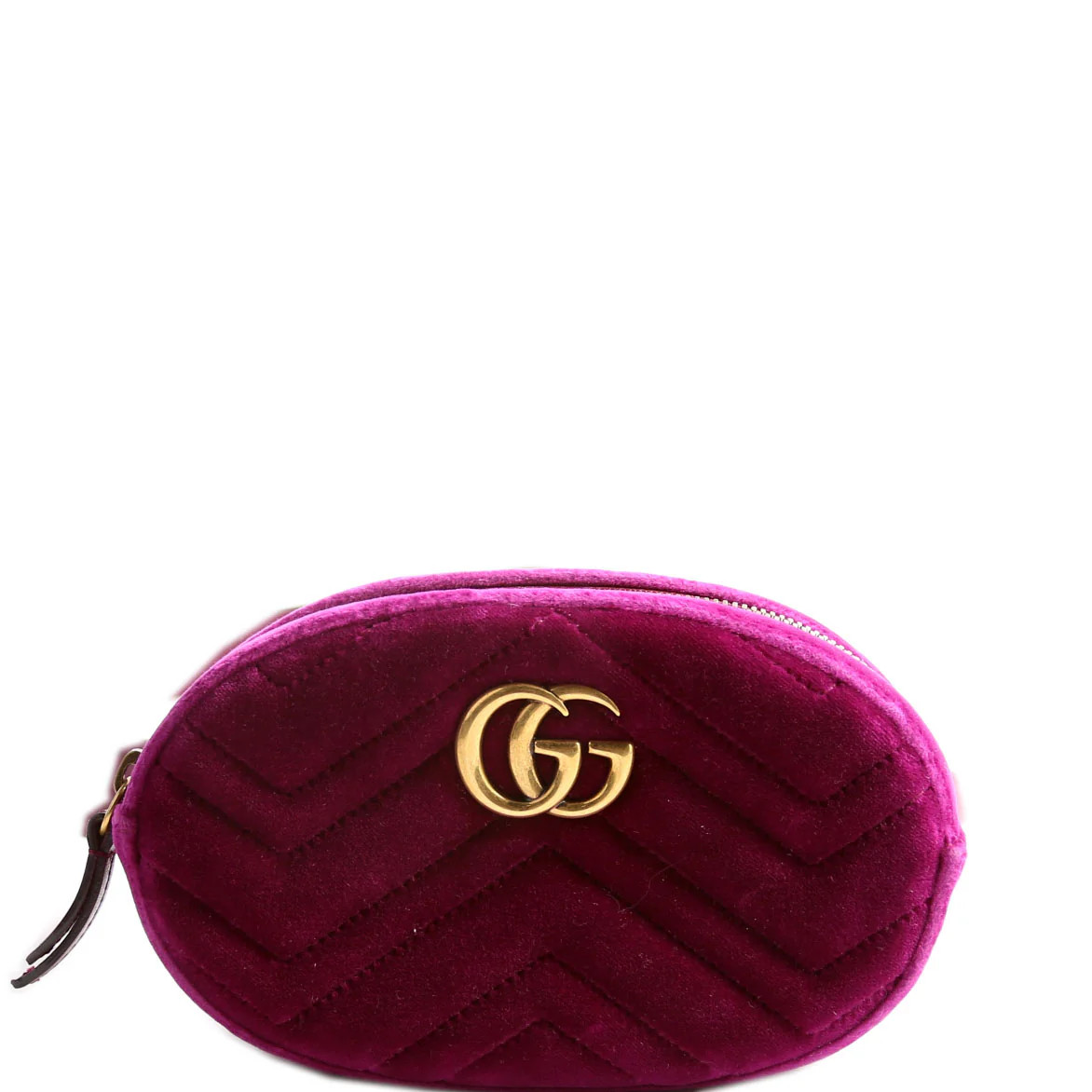 476434 Marmont Velvet Belt Bag Purple | Keeks Designer Handbags