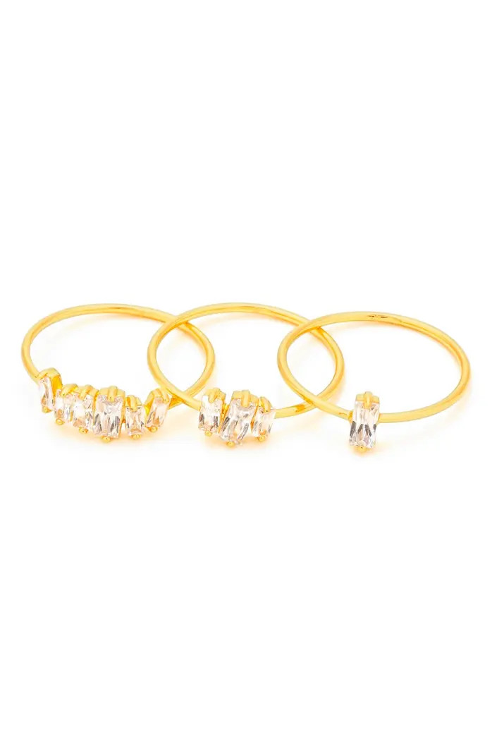Amara Set of Three Stackable Rings | Nordstrom