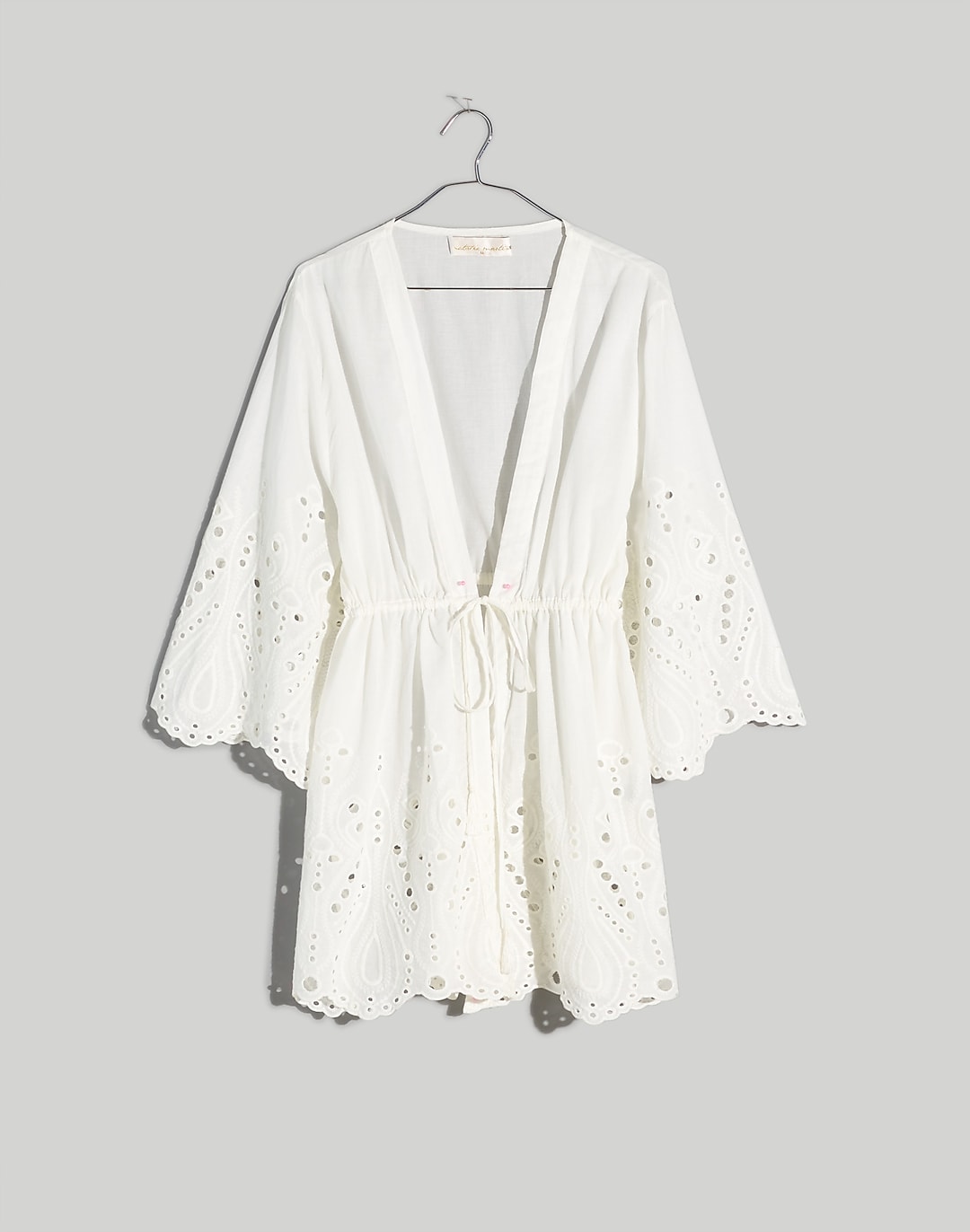 Natalie Martin Embroidered Ivy Cover-Up Wrap Dress | Madewell