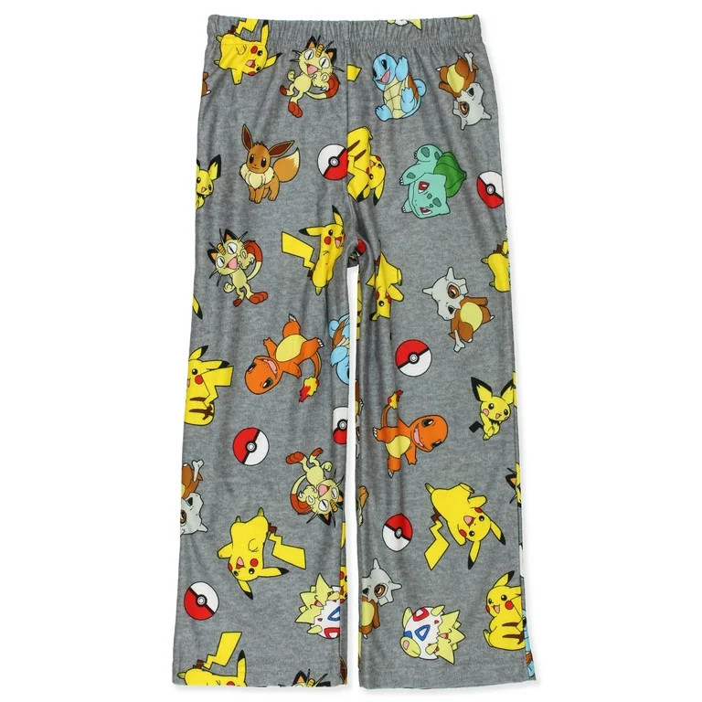 Pokemon Pikachu and Friends Kids Pajama Lounge Pants PK373BPT | Walmart (US)