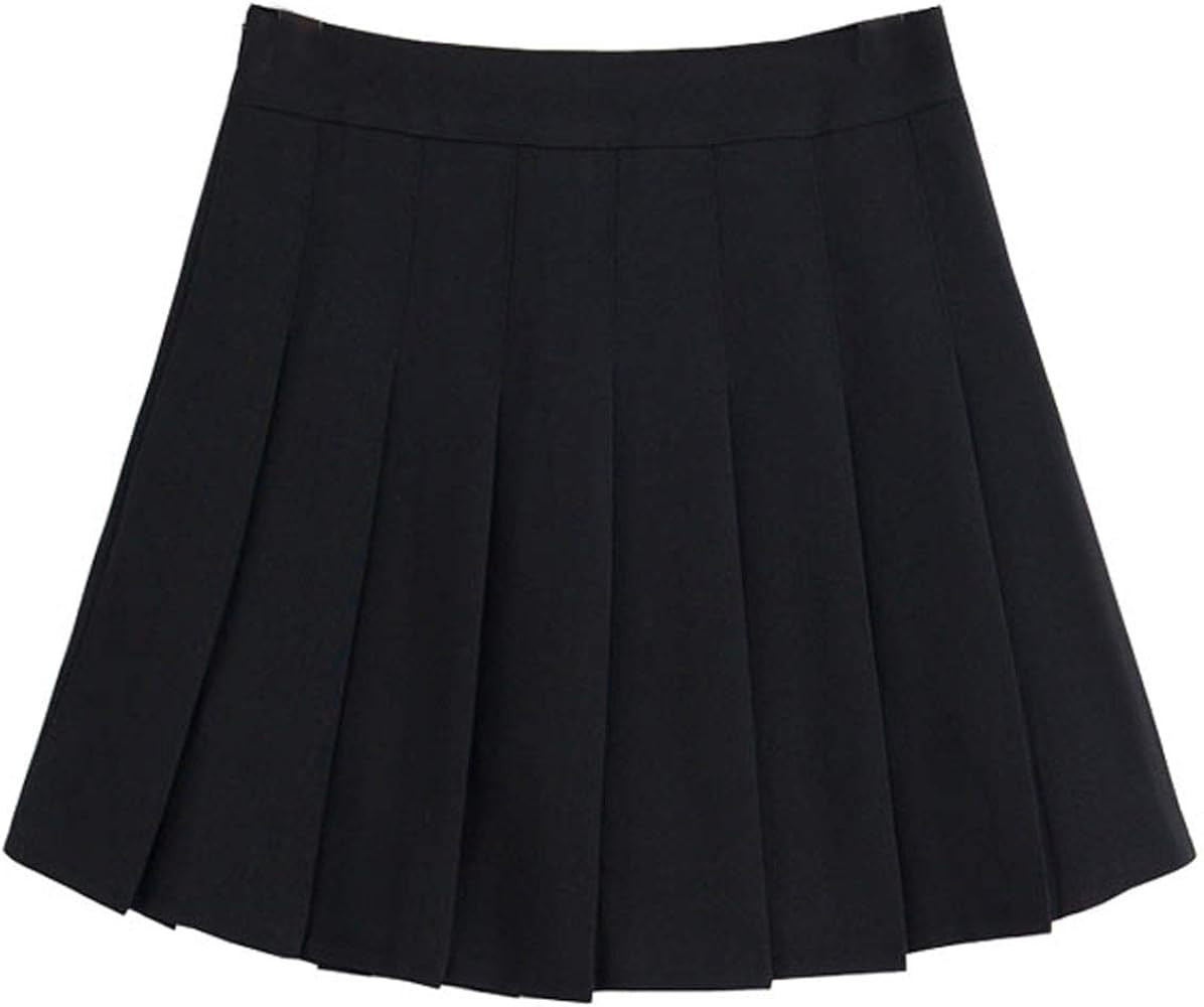 Women's High Waist A-Line Pleated Mini Skirt Short Tennis Skirt | Amazon (US)