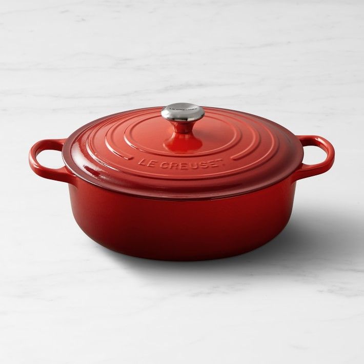Bestseller   Le Creuset Signature Enameled Cast Iron Round Wide Dutch Oven, 6 3/4-Qt.     Limited... | Williams-Sonoma