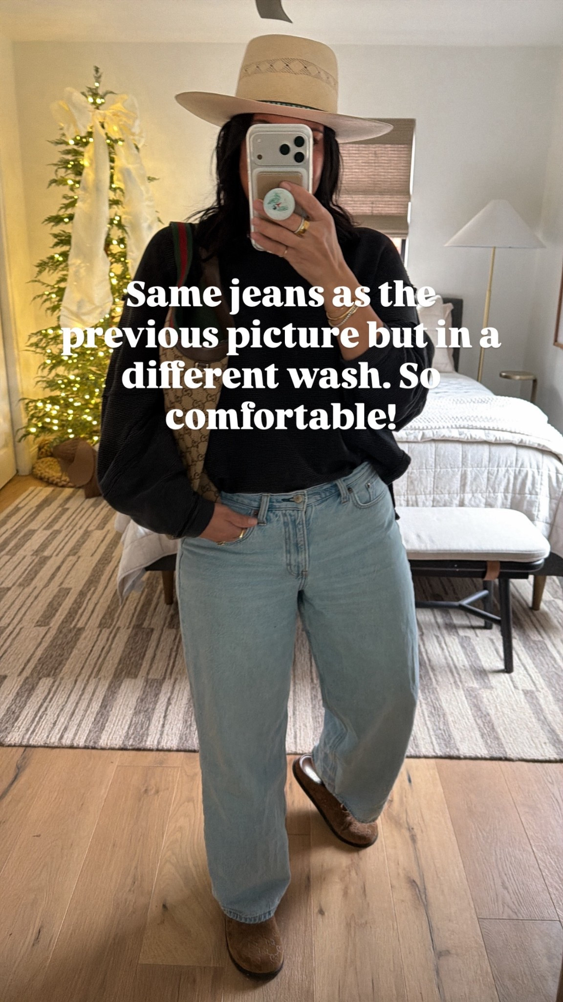 Top size medium (it’s oversized), jeans size 30 (I’m a size 10), shoes fit tts. 

#LTKOver40 #LTKSaleAlert #LTKMidsize