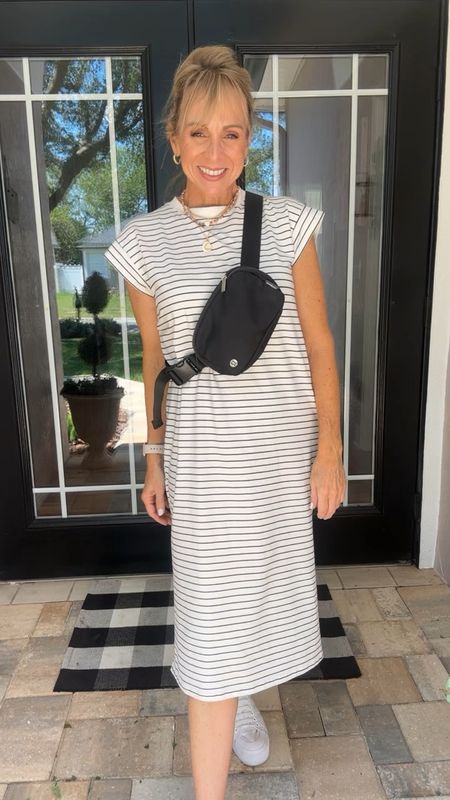 A great way to add a little shape to this $20 dress? A cross body or belt bag! 
Summer Outfits
Spring Outfits 
Dresses 


#LTKOver40 #LTKFindsUnder50 #LTKVideo