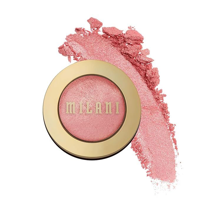 Milani Baked Blush - Dolce Pink (0.12 Ounce) Cruelty-Free Powder Blush - Shape, Contour & Highlig... | Amazon (US)