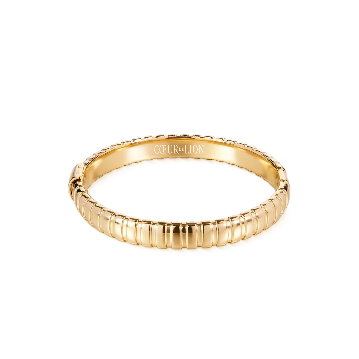 Structure Bangle Gold | Coeur de Lion