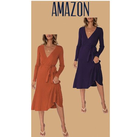This pleated wrap dress from Amazon is a classic! The perfect workwear look!
#wrapdress #workwearoutfit 

#LTKunder50 #LTKworkwear #LTKSeasonal