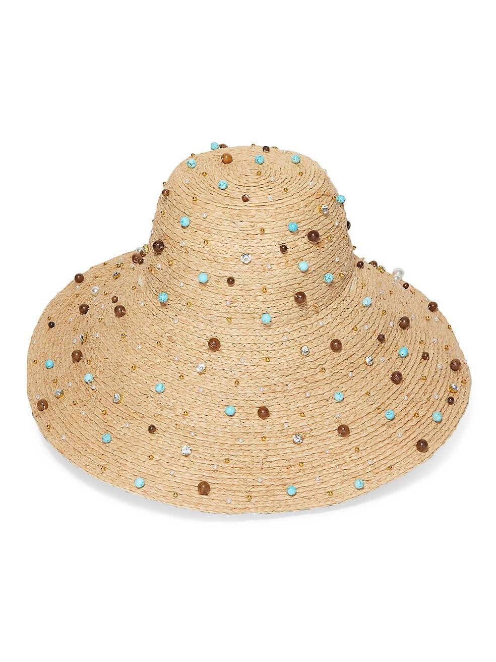 Embellished Straw Sun Hat | Saks Fifth Avenue