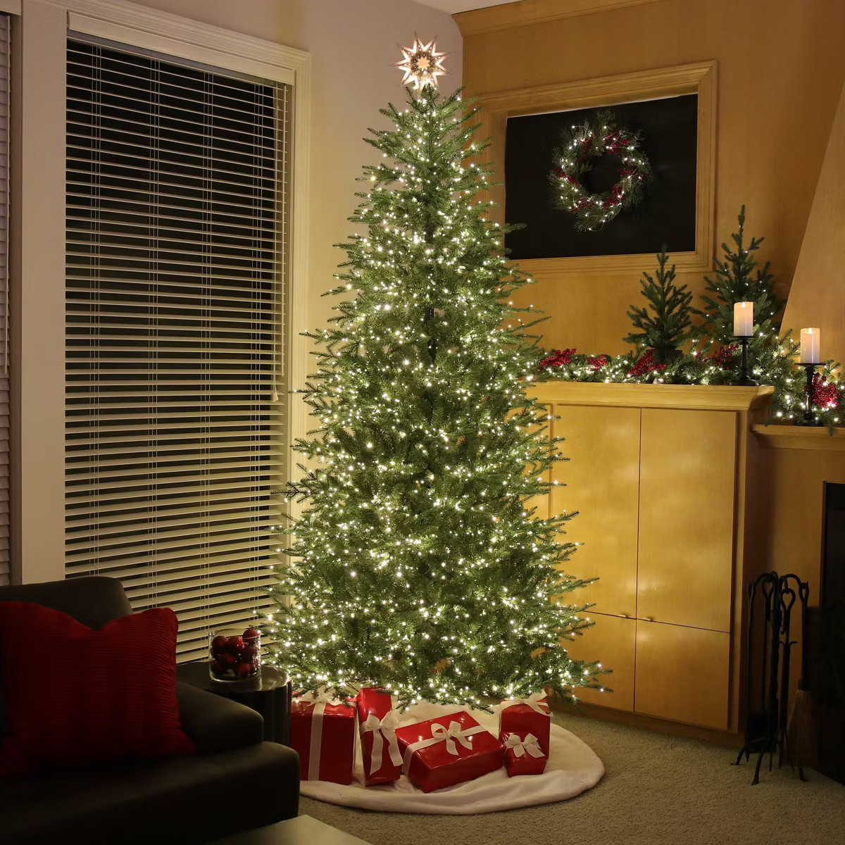 Philips LED Multi Function Artificial Christmas Tree Green | Target