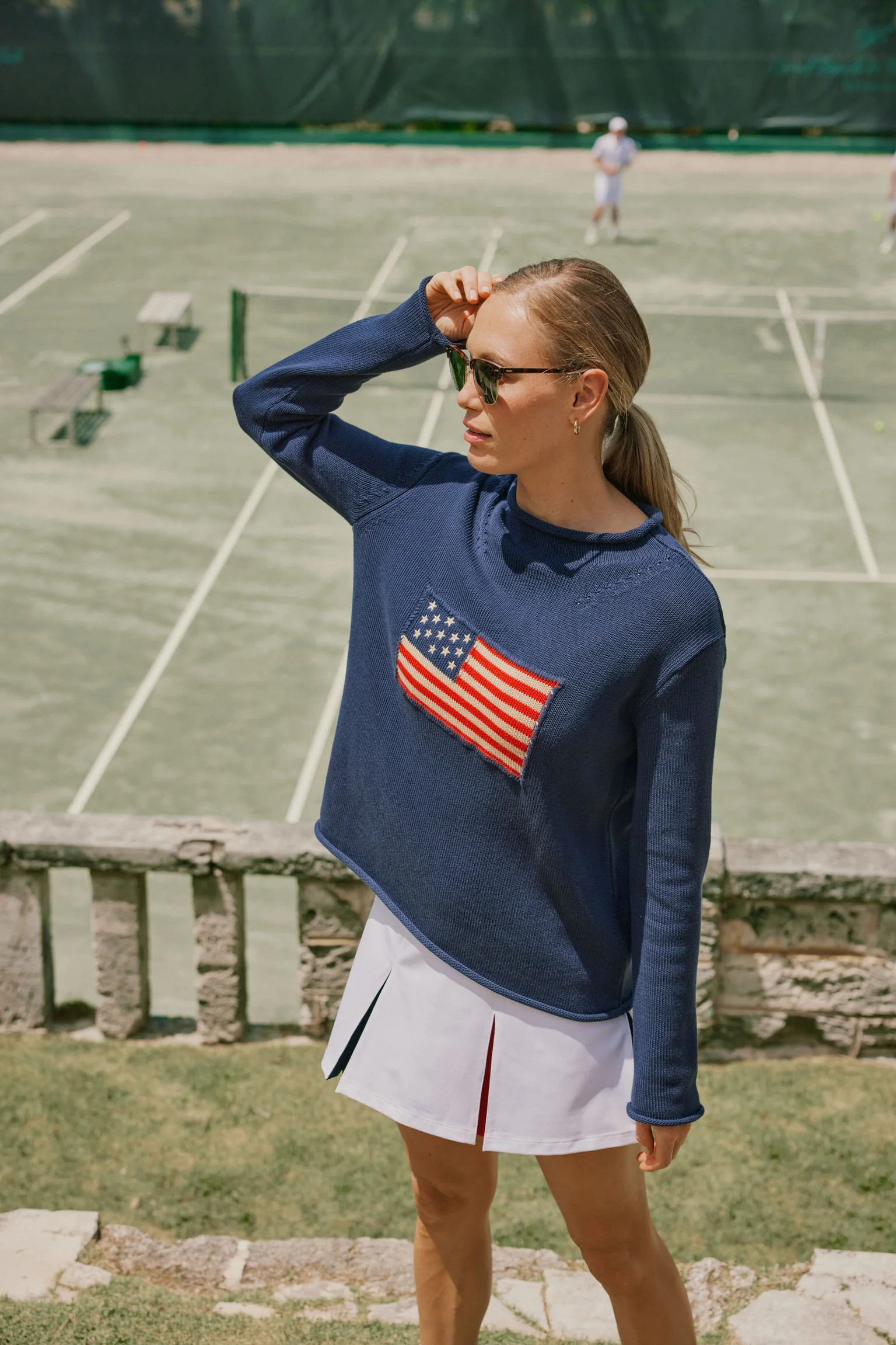 Navy Americana Sweater | Tuckernuck (US)