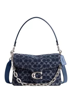 COACH Chain Tabby Shoulder Bag in Signature Denim | Belk