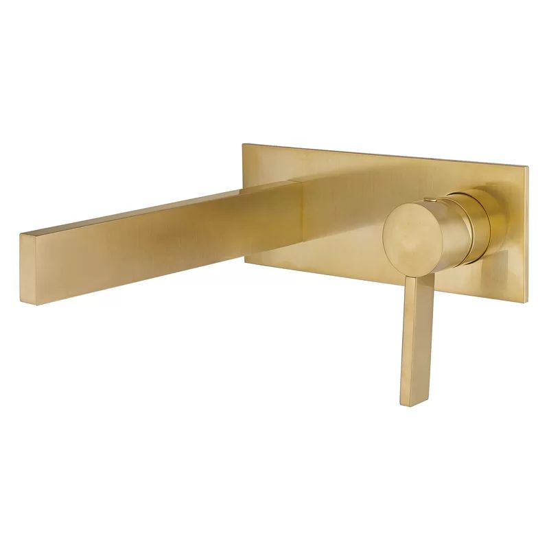 Caso Wall Mount Bathroom Faucet Finish: Brushed Gold | Wayfair North America
