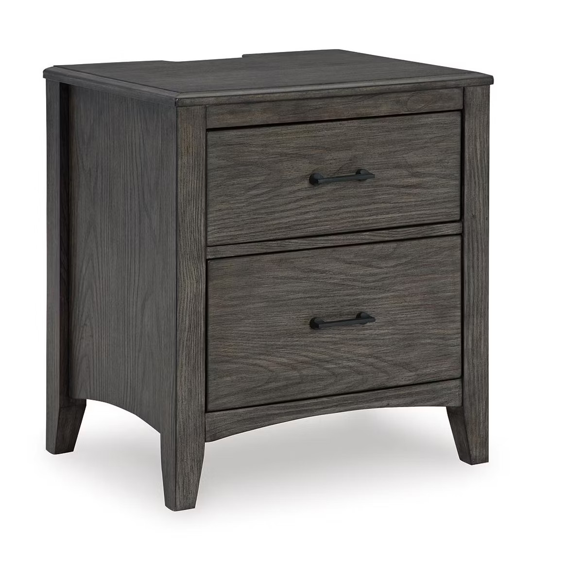 Signature Design by Ashley Montillan 2 Drawer Nightstand, Grayish Brown | Target