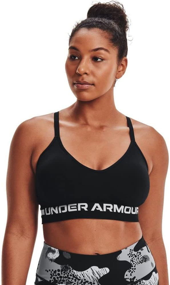 Under Armour Women's Seamless Low Long Bra | Amazon (US)