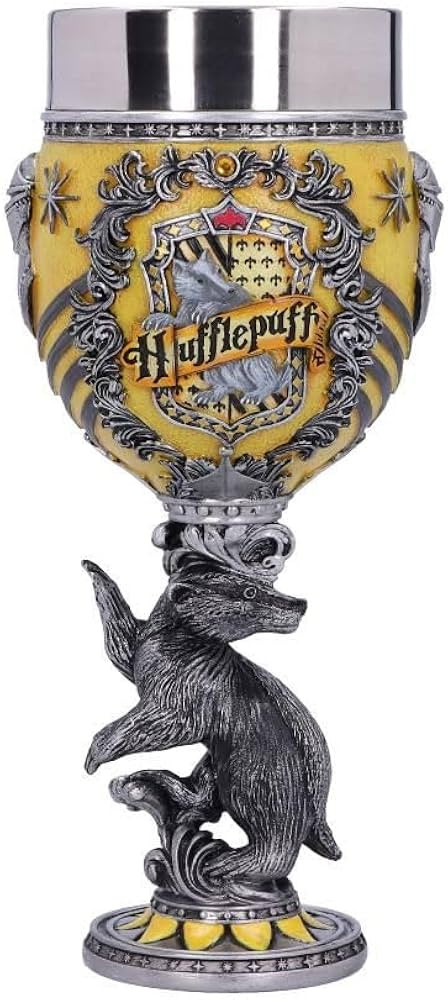 Nemesis Now Harry Potter Hufflepuff Hogwarts House Collectible Goblet, 1 Count (Pack of 1), Yello... | Amazon (US)