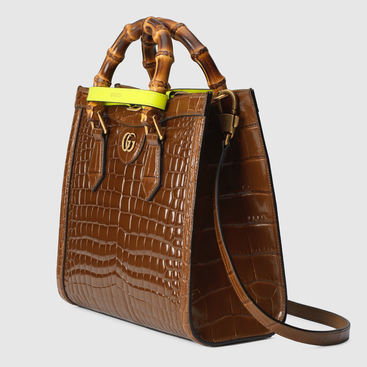 Gucci - Gucci Diana small crocodile tote bag | Gucci (US)
