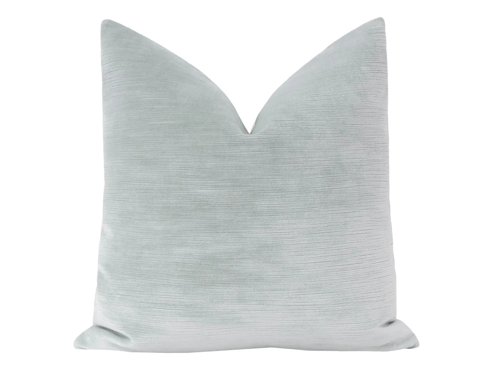 Strie Velvet // Mist Pillow | light blue velvet pillow | striation velvet pillow | velvet pillow ... | Etsy (Global)