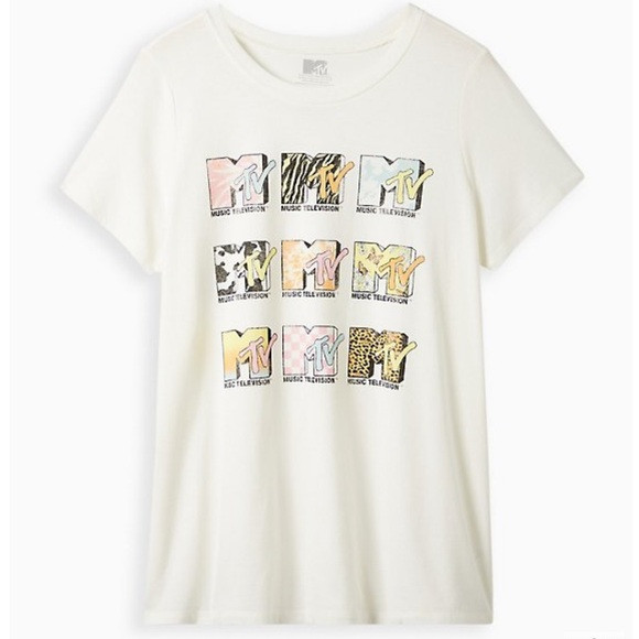 ❤️‍🔥NWT Torrid MTV Classic Fit Crew Tee 0X❤️‍🔥 | Poshmark